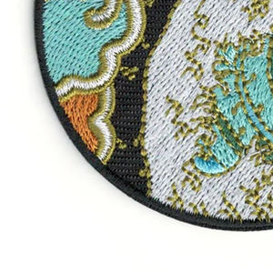 Patch brodé de dernière génération, tissu sergé, badge de nom en toile de haute qualité, appliqué pour vêtements, patch brodé personnalisé - Product Image 2
