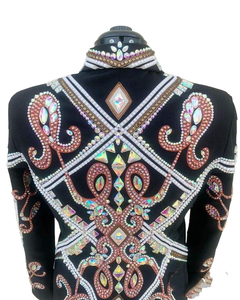 เสื้อแจ็กเก็ตม้าตะวันตกสำหรับผู้ชายและผู้หญิงชุดขี่ม้าแฟนซีคุณภาพระดับพรีเมียมทนทานสวมใส่สบาย - Product Image 4