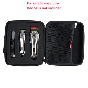 Étui de transport rigide pour tondeuse à cheveux sans fil pour homme, étanche, avec kit de coupe de cheveux, tondeuse à lame en T et tondeuse à barbe avec alimentation USB - Product Image 5