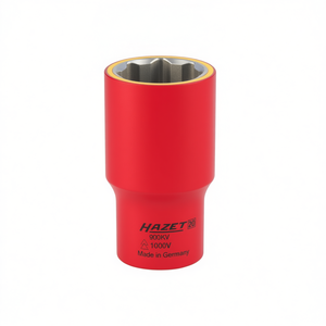 Hazet 6-Point Hexagonal Square 1/2'' <b>Socket</b> with Traction Profile 1000V Protective Insulation - Product Image 3