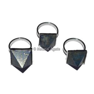 Grossiste pierre de guérison rouge jaspe pyramide anneau fournisseur | Anneau de pyramide jaspe rouge pour bijoux - Product Image 2