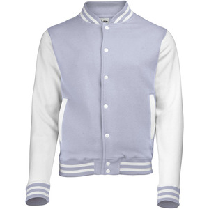 Veste de baseball personnalisée de haute qualité pour homme avec corps en laine et manches en cuir, col montant, respirante, style urbain hivernal - Product Image 2