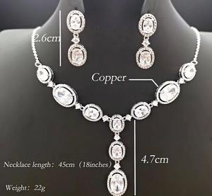 Moissanite สร้อยคอเงินสเตอร์ลิงเครื่องประดับเจ้าสาวงานแต่งงานสร้อยคอสําหรับสร้อยคอที่กําหนดเองสําหรับผู้หญิง - Product Image 4