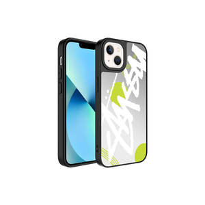 Netzy Luxury Patterned Camera Protection <b>Cover</b> SAFA <b>Mirror</b> Glossy Silicone Case for iPhone 13 - Product Image 1