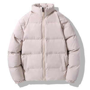 Chaqueta acolchada de invierno para hombre opulenta personalizada en blanco al por mayor cálido grueso burbuja liso Puff Abrigo acolchado con técnicas bordadas - Product Image 5