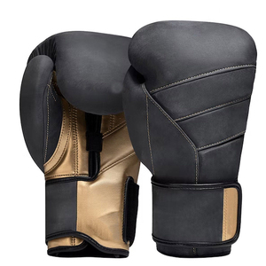 Gants de boxe de haute qualité en cuir extensible avec logo personnalisé de toutes les couleurs à la mode. - Product Image 4
