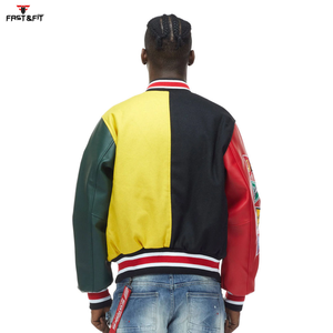 เสื้อแจ็กเก็ตแฟชั่นใหม่สำหรับผู้ชายเสื้อแจ็กเก็ตเบสบอลวิทยาลัยแบบคลาสสิกปักลายผ้าแคนวาสแบบออกแบบได้ตามต้องการสำหรับฤดูหนาว - Product Image 2
