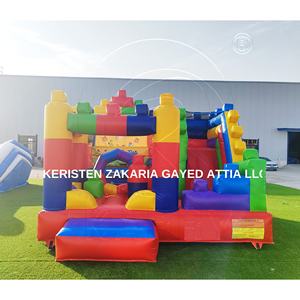 Castillo Inflable con Tobogán para Parque de Diversiones, Personalizado en PVC, Casa de Brinco para Niños, Bloques de Construcción, Juguete para Patio de Juegos, Marca Mico - Product Image 2