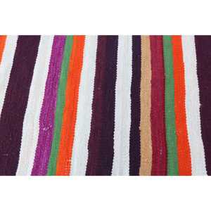 Vintage Turkish Rug, <b>Runner</b> 2.5x8 ft (76x243 cm) Rug, <b>Red</b> Southwestern Wool Rug - Product Image 5