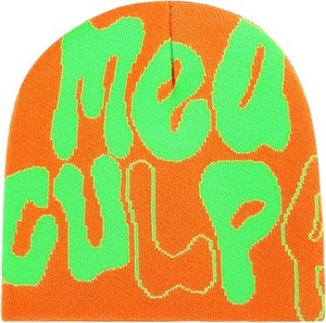 Gorro de invierno Y2K para mujer, gorro de calavera de punto holgado con lazos de camuflaje a cuadros, patrones de personajes para ropa de playa también para hombres - Product Image 1