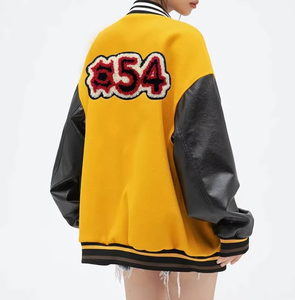 Veste de bombardier universitaire personnalisée de qualité supérieure pour les femmes manteau d'extérieur à manches longues avec boutons de travail tenues élégantes couleur unie confortable - Product Image 2