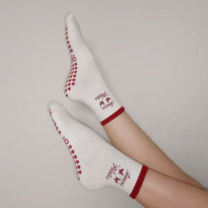 Calcetines Antideslizantes Amarillo Mantequilla, Calcetines de Yoga y Pilates de Corte Bajo, Suela Antideslizante, Soporte de Arco Elástico y Suave, Estilo Fitness - Product Image 5