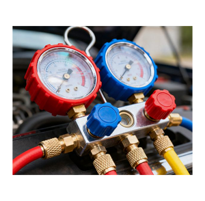 Manómetro de alta resistencia para mantenimiento de unidades de aire acondicionado RTU y unidades compactas con una presión de trabajo de 500 PSI - Product Image 3