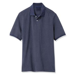 Polos transpirables con estampado de puntos 100% algodón logotipo personalizado ligero cómodo media manga Polo camisa - Product Image 1