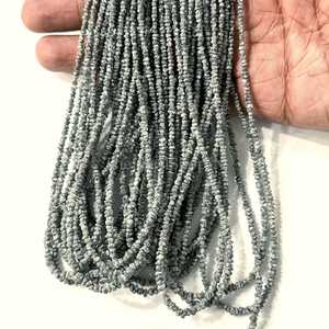 Cuentas de Diamante Gris Natural Sin Cortar de 2-3 mm, Cuentas de Diamante Sueltas al por Mayor, Libres de Conflictos, para la Fabricación de Joyas y Exportación - Product Image 5