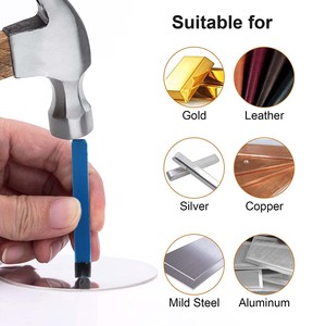 ชุดตัว<span class=keywords><strong>อักษร</strong></span>เหล็กขนาด 2 มม. 26 ตัว ยี่ห้อ Boasta ชุดอุปกรณ์ตอกโลหะ A-Z พร้อมด้ามจับขนาด 6 มม. เครื่องมือตอกอักษรสำหรับงานแกะสลักละเอียดบนเครื่อง<span class=keywords><strong>ป</strong></span>ระดับ DIY - Product Image 6