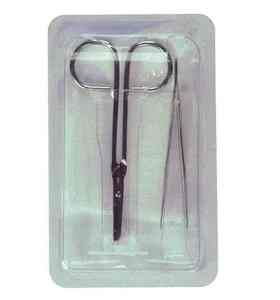 Kit de instrumentos quirúrgicos veterinarios profesionales Tijeras de acero inoxidable Portaagujas Mango de bisturí Base Disección HEXA - Product Image 4