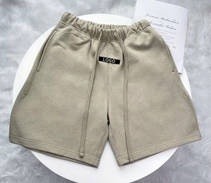 Short de sport 80% coton 20% polyester avec impression de logo personnalisé Short de jogging en éponge française pour hommes - Product Image 2