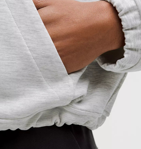 Vente en gros logo personnalisé impression nouvelle couleur vierge haut pour femme demi fermeture éclair col montant poche polaire sweat 2026 - Product Image 4