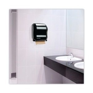 Boardwalk B6252 Disposable 8 In. X 350 Ft. 1-Ply Hardwound <b>Kitchen</b> Use Roll <b>Paper</b> Towels Natural (12/Carton) - Product Image 5