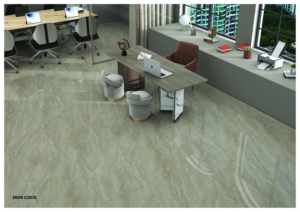 Azulejos de Porcelana Artísticos de 600x1200 mm, Efecto Piedra Caliza Pulida, Panel Grande, Suelo Moderno de Lujo - Product Image 5