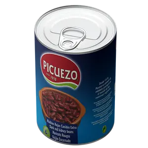 Tinned Red Beans Ready To Eat Top Quality Made In Spain Healthy Canned Cooked Red Kidney Beans 500g For Supermarket And Horeca