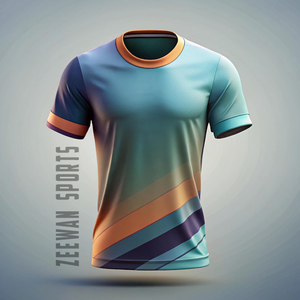 Nouveau T-shirt sublimé O Neck T-shirt de haute qualité Nouvelle collection Derniers prix Sublimation de haute qualité à bas quantité minimale de commande - Product Image 5