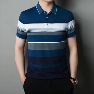 Prix d'usine polos de golf unisexe en coton polyester unis pour hommes logo personnalisé polo imprimé brodé pour hommes - Product Image 4
