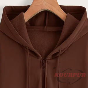 Nueva Llegada, Sudadera con Capucha Personalizada de Invierno 100% Algodón con Cierre para Mujer en Diferentes Colores a un Precio Razonable - Product Image 5