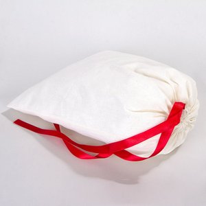 Bolsa de Tela con Logotipo Personalizado, Cinta Roja, 12x16 Pulgadas, para Empacar Pulseras, Ropa, Relojes, Manualidades, con Logotipo Bordado - Product Image 4