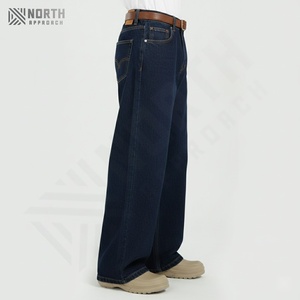 Pantalones Vaqueros de Algodón para Hombre, de Cintura Media, Rectos, Casuales, Ligeros, Transpirables, de Secado Rápido, con Logotipo Personalizado de Alta Calidad al por Mayor - Product Image 6