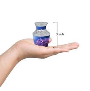 Urne de crémation papillon violet pour cendres humaines papillon souvenir personnalisable pour adultes belle urne commémorative décorative - Product Image 5