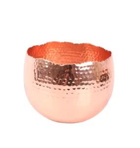 Bol de service de luxe fini martelé en métal prix de gros pour l'approvisionnement de restaurant en vrac - Product Image 1