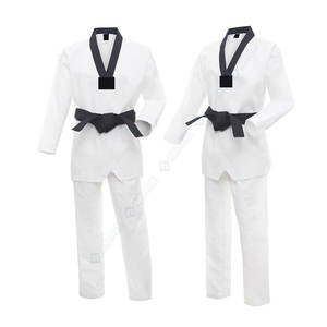 Uniforme de Taekwondo OEM en Coton Respirant Écologique de Haute Qualité, Taille Haute, Léger, Manches Longues, Arts Martiaux - Vente Chaude - Product Image 2