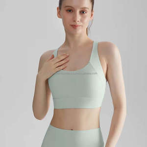 Sujetador Deportivo Reversible de Alta Elasticidad para Mujer, Top Deportivo Transpirable y Ligero, para Fitness al Aire Libre, Correr, Yoga, sin Espalda - Product Image 4