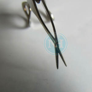 Ciseaux à iris personnalisés, pointes arrondies, lames de 7 mm de long, meilleur matériau, ciseaux à iris, pointes arrondies, lames de 7 mm de long - Product Image 4