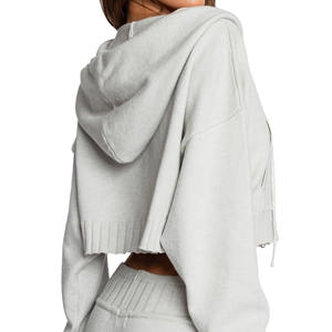 Hauts à capuche en polyester pour femmes, vêtements décontractés de haute qualité, personnalisables, coupe courte, hiver, printemps, prix raisonnable, best-seller - Product Image 6