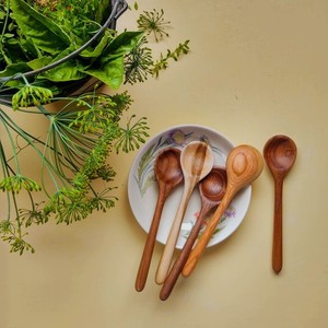 Handmade Natural Walnut Wood Eco-Friendly <b>Modern</b> Cutlery Set Fork and Spoon Dinnerware for Wedding Party Durable Kitchenware - Product Image 6