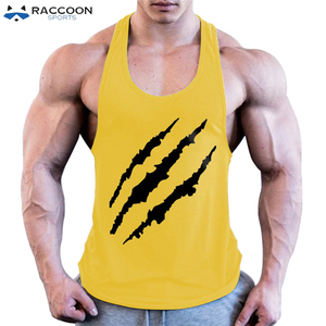 Camiseta sin mangas de buena calidad para hombre, chaleco de gimnasio para culturismo, camiseta sin mangas de mapache Sports - Product Image 5