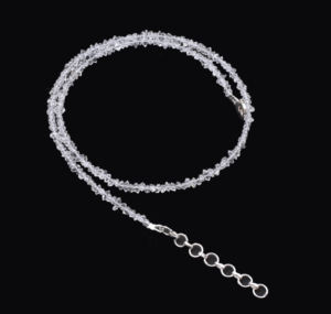 Collier de style ethnique pour femmes personnalisé fait à la main avec perles de pierres précieuses à finition lisse et chaîne à maillons pour créateur de mode - Product Image 4