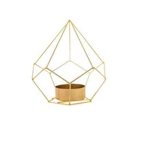 QAMAR OVERSEAS European Modern Style High Quality Iron Metal Wire Handmade Durable Diamond Shape <b>Candle</b> Holder Easter <b>Dinner</b> - Product Image 2