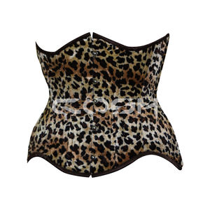 Corset Bustier en Velours Léopard 100% Satin Personnalisé pour Femmes - Product Image 5