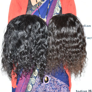 Cheveux humains vierges non traités à cuticule alignée Cheveux humains indiens bouclés Faisceaux lâches Extensions de cheveux indiens bruts Remy à vendre - Product Image 6