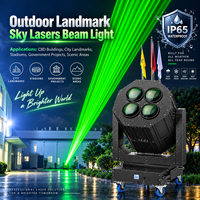 NF-SL-LASER 4000RGB Sky Lasers Projecteur laser d'orientation IP65 à 4 têtes RGB pour monuments urbains