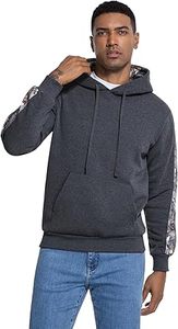 Sudadera con Capucha de Forro Polar con Estampado de Camuflaje para Hombre Leidowei, Sudadera Informal de Manga Larga con Bolsillo - Product Image 2