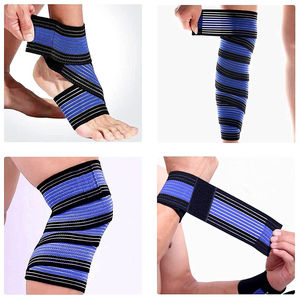 Bandes de genou en néoprène personnalisées, robustes, respirantes, légères, unisexes, pour la musculation, l'entraînement, la force, pour la musculation, OEM - Product Image 3