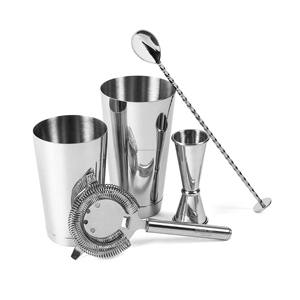 Mélange de boissons 6 pièces outils de Bar en acier inoxydable Kit de barman fini en cuivre avec support pour le barman à domicile Kit pour avec support - Product Image 5