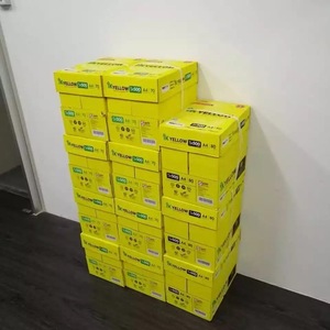 Papier copie A4 IK jaune 5x500 feuilles 80 g/m² blanc pour impression de bureau et usage professionnel - Product Image 1