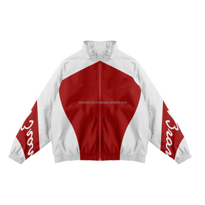 Chaqueta cortavientos a prueba de viento con diseño recortado para mujer, servicio de logotipo personalizado para mujer, a la venta, alta calidad - Product Image 5