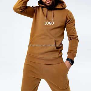 Compre Conjuntos Deportivos de Invierno para Hombre con Capucha, 100% Algodón, con Logotipo Personalizado - Product Image 1